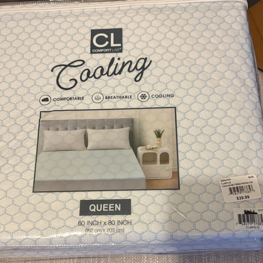 Cooling Mattress Cover - White